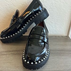 New INC pearl loafers